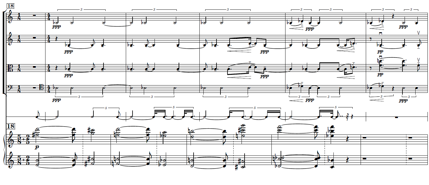 Engraving example in Lilypond music notation software Engraving example in Lilypond
